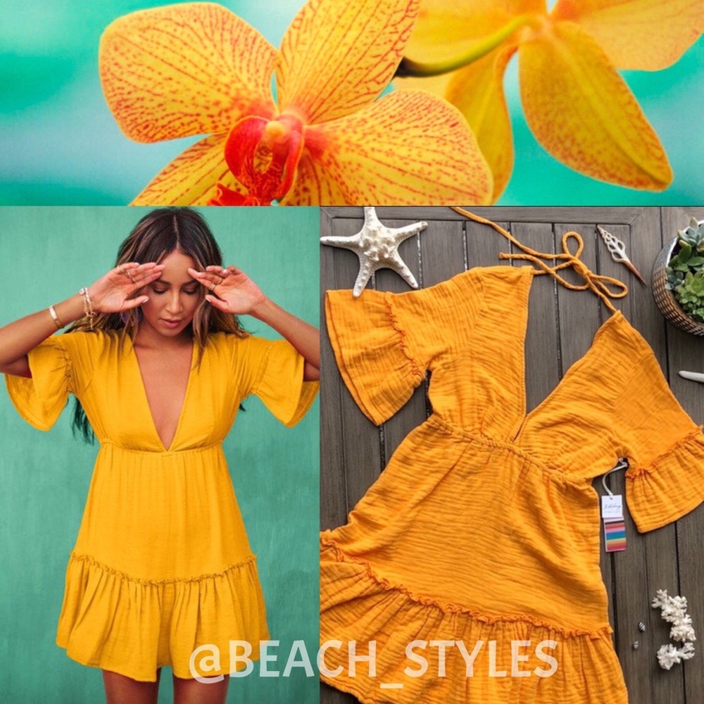 🌴🌼BILLABONG- LOVERS WISH DRESS🌼🌴 - Picture 1 of 13